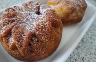 Медовые кексы с арахисом и малиной (пошаговый фото рецепт)