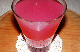 Компот из винограда с лимонным соком (пошаговый фото рецепт)