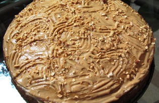 Торт "Лакомка" (пошаговый фото рецепт)