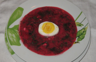 Холодник по-литовски на сыворотке (пошаговый фото рецепт)