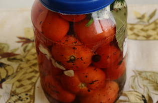 Домашний засол помидоров (пошаговый фото рецепт)