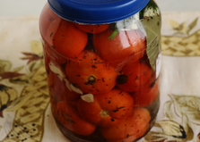 Домашний засол помидоров (пошаговый фото рецепт)