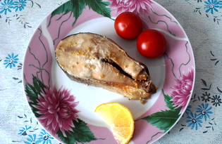 Красная рыба в медово - горчичном маринаде (пошаговый фото рецепт)