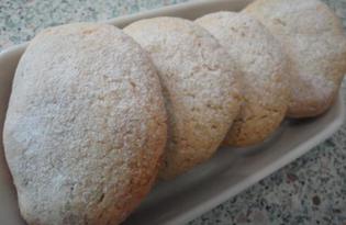 Песочное печенье с сухофруктами и миндалем (пошаговый фото рецепт)