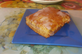Бисквит с заварным кремом (пошаговый фото рецепт)