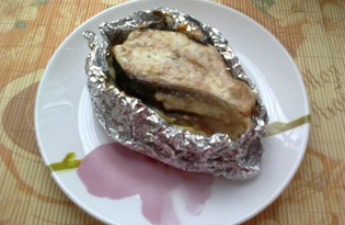 Горбуша, запеченная с картофельным пюре (пошаговый фото рецепт)