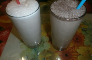 Домашний молочный коктейль (пошаговый фото рецепт)