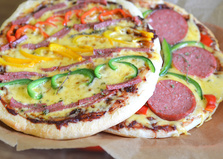 Пицца на готовой основе (пошаговый фото рецепт)