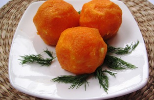 Сырная закуска "Яркие шарики" (пошаговый фото рецепт)