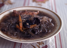 Куриный азиатский суп с бобовой лапшой, кабачками и грибами (пошаговый фото рецепт)