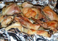Курица в соевом соусе в фольге (пошаговый фото рецепт)
