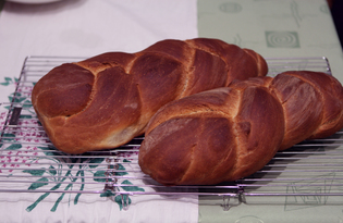 Дрожжевой хлеб "Косичка" (пошаговый фото рецепт)