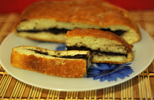 Дрожжевой пирог с черемухой (пошаговый фото рецепт)