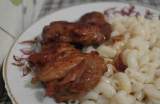 Курица в соевом соусе на сковороде (пошаговый фото рецепт)