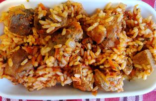 Рис со свининой (пошаговый фото рецепт)
