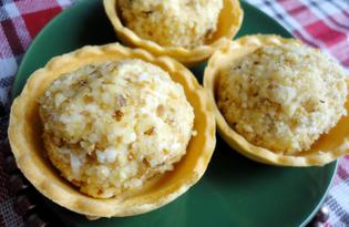 Закуска из плавленого сыра "Ореховые шарики" (пошаговый фото рецепт)