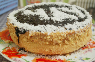 Бисквитный торт в мультиварке SATURN ST MC 9180 (пошаговый фото рецепт)