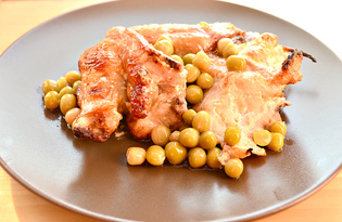 Курица, запеченная в соевом соусе и майонезе (пошаговый фото рецепт)