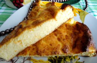 Творожный пирог с манкой и цедрой апельсина (пошаговый фото рецепт)