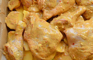 Маринад для курицы на майонезе (пошаговый фото рецепт)