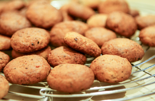 Печенье с грецкими орехами (пошаговый фото рецепт)