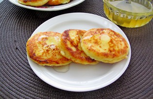 Медово - ванильные сырники (пошаговый фото рецепт)