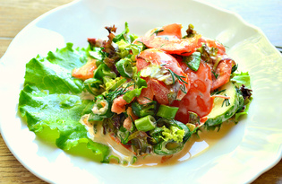 Овощной салат для пикника (пошаговый фото рецепт)