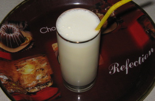 Молочный коктейль "Гоголь-моголь" (пошаговый фото рецепт)