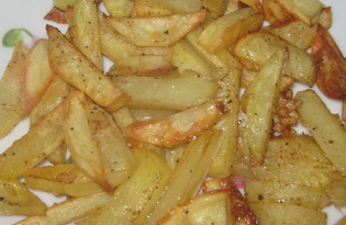 Картофель фри в духовке (пошаговый фото рецепт)