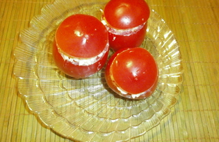 Холодная закуска из помидоров (пошаговый фото рецепт)