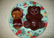 Детские кексы "Сладкая парочка" (пошаговый фото рецепт)