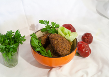 Овощные котлеты из кольраби с баклажаном (пошаговый фото рецепт)