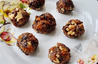 Сухофрукты с медом и орехами (пошаговый фото рецепт)