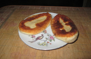 Жареные пирожки с тыквой и мясным фаршем (пошаговый фото рецепт)