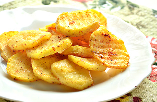 Острый запеченный картофель (пошаговый фото рецепт)