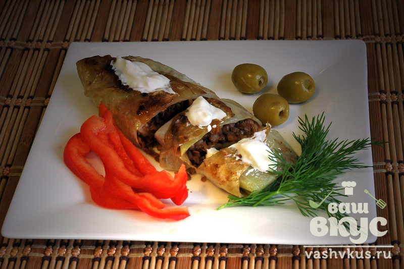 Голубцы с гречкой и грибами, пошаговый рецепт на ккал, фото, ингредиенты - Sashen'ka