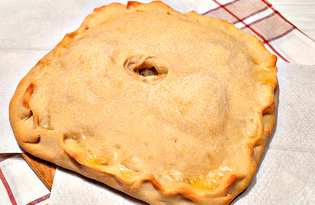 Пирог с картофелем и фаршем (пошаговый фото рецепт)