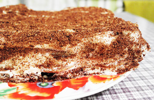 Хрустящий торт (пошаговый фото рецепт)