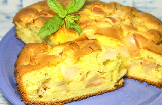 Пирог яблочная шарлотка (пошаговый фото рецепт)