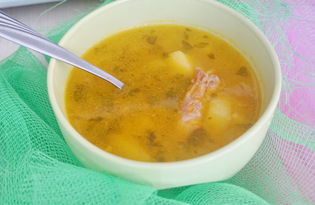 Суп с кроликом в мультиварке (пошаговый фото рецепт)