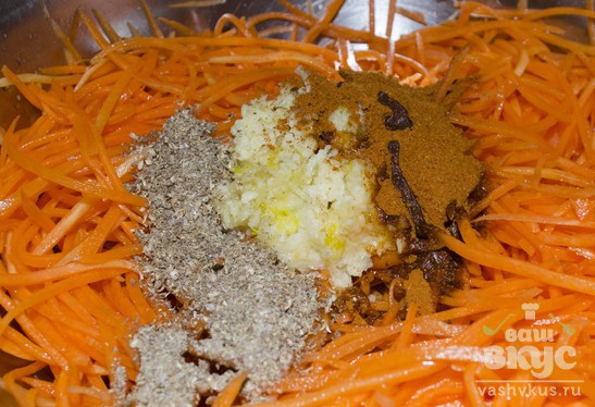 Морковь по корейски с кориандром
