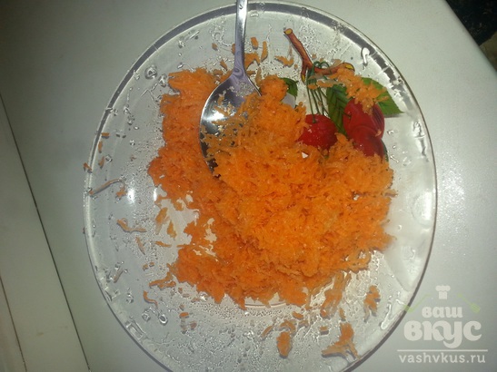 Морковка под сгущенкой