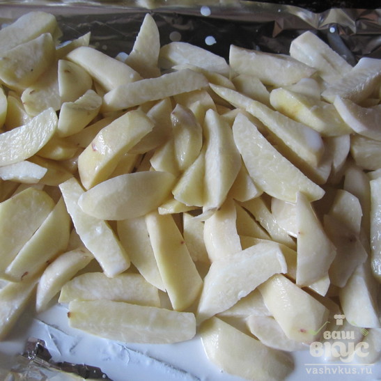 Быстрый картофель с фрикадельками