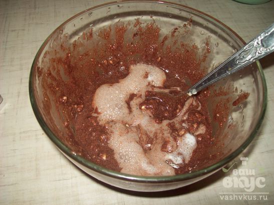 Песочное печенье шоколадное