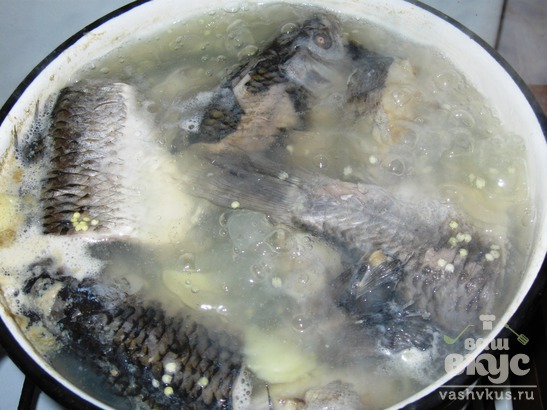 Рыбный суп с минтаем 