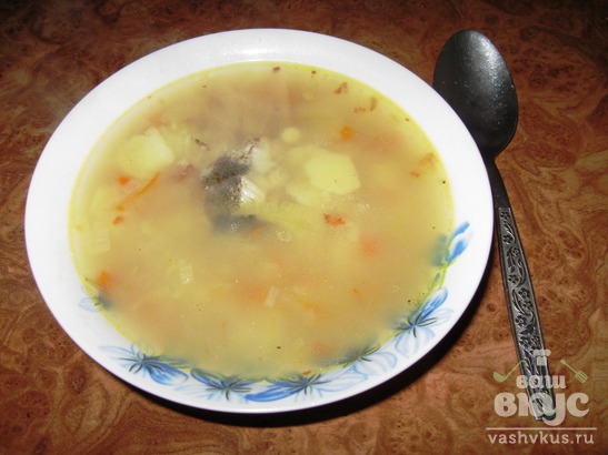Рыбный суп с минтаем 
