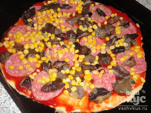 Пицца с салями "Вкусняшка"