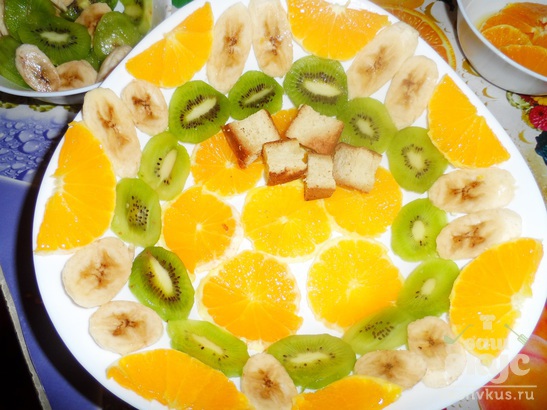Сметанный торт "Апельсины на снегу"