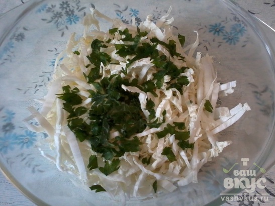 Салат крабовый с болгарским перцем