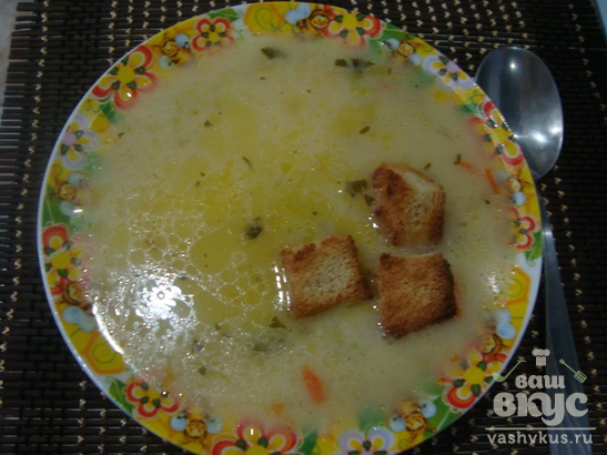 Суп с сыром в мультиварке Vitek
